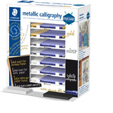 STAEDTLER permanent-marker metallic calligraphy,70er Display