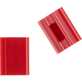 ELBA Farbreiter, aus PVC, zum Aufstecken, rot