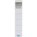 ELBA Ordnerrücken-Etiketten "ELBA RADO" - kurz/schmal, weiß
