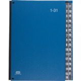 ELBA pultordner 1-31, 32 Fächer, PVC, din A4, blau
