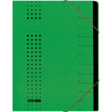 ELBA chic-Ordnungsmappe, a4 grün, Fächer 1-12, Karton
