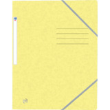 Oxford eckspannermappe Top File+, din A4, pastell gelb
