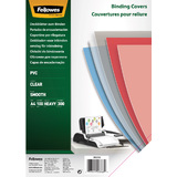 Fellowes Deckblatt, din A4, PVC, transparent, 0,30 mm