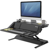 Fellowes sitz-steh Workstation lotus DX, schwarz