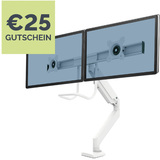 Fellowes doppel-monitorarm Eppa Crossbar, wei