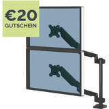 Fellowes TFT-/LCD-Doppel-Monitorarm platinum Series,vertikal
