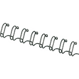 Fellowes Drahtbinderücken, din A4, 34 Ringe, 6 mm, schwarz