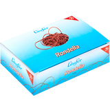 Lufer gummiringe RONDELLA im Karton, rot, 50 mm, 500 g