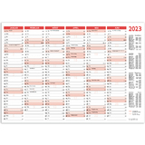 RNK verlag Tafelkalender 2023, din A5 quer, 250 g/qm Karton