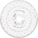 RNK verlag Diagrammscheibe HAUG, 125 km/h, Kombi