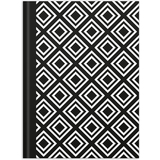 RNK verlag Notizbuch "Black & white Rhombus", din A5, dotted