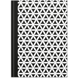 RNK verlag Notizbuch "Black & white Flowers", din A5, dotted