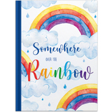 RNK verlag Notizbuch "Over the Rainbow", din A4, blanko