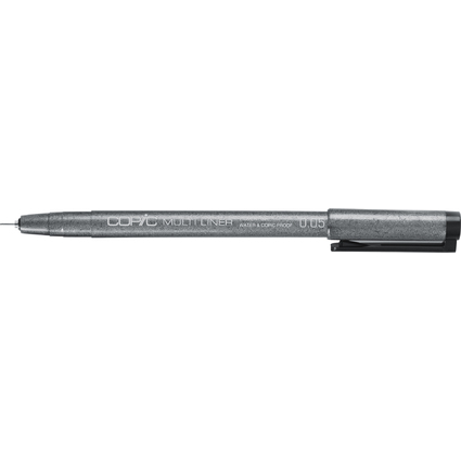 COPIC Fineliner MULTILINER, 0,05 mm, schwarz