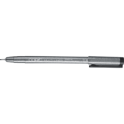 COPIC Fineliner MULTILINER, 0,8 mm, schwarz