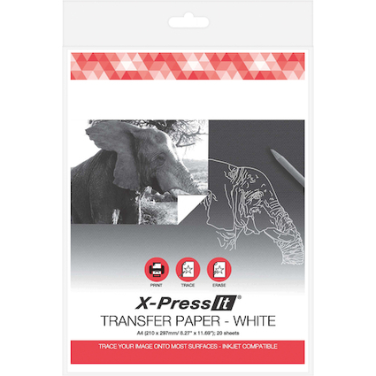 transotype X-Press It Transfer-Papier, wei, DIN A4