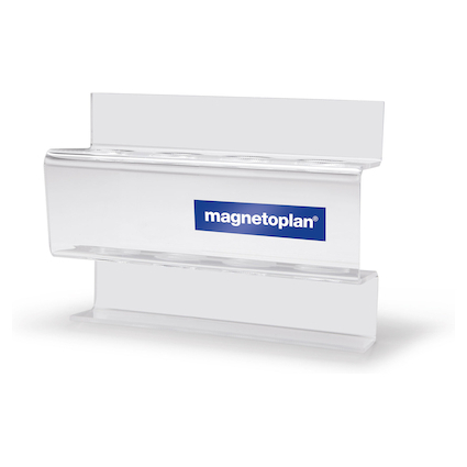 magnetoplan Acryl Markerhalter, fr 4 Boardmarker