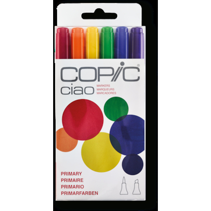 COPIC Marker ciao, 6er Set "Primary"
