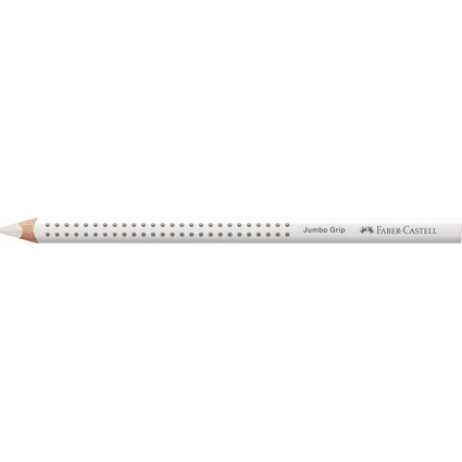 FABER-CASTELL Dreikant-Buntstift Jumbo GRIP, wei