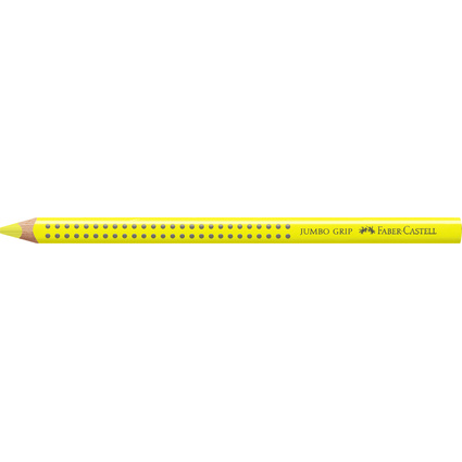 FABER-CASTELL Dreikant-Buntstift Jumbo GRIP, zitronengelb