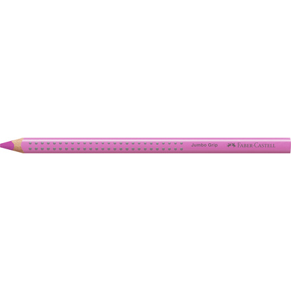 FABER-CASTELL Dreikant-Buntstift Jumbo GRIP, magenta hell