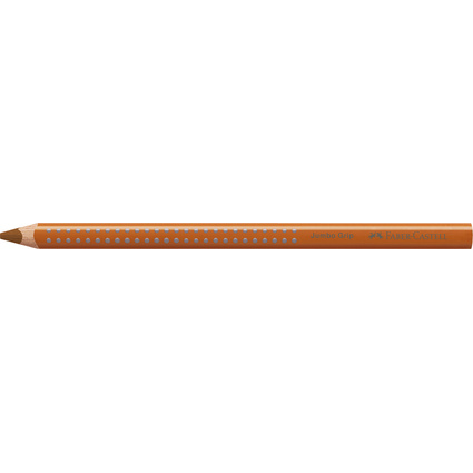 FABER-CASTELL Dreikant-Buntstift Jumbo GRIP, nussbraun