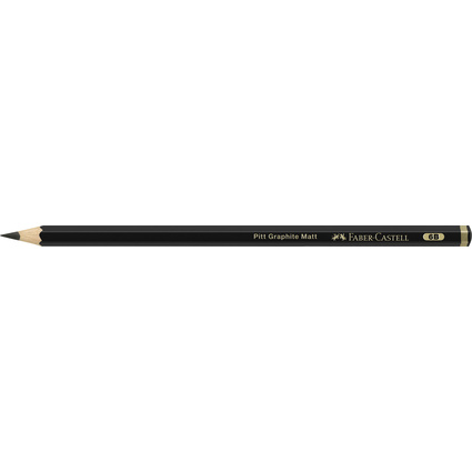 FABER-CASTELL Bleistift PITT GRAPHITE Matt, Hrtegrad: 6B
