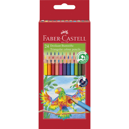 <small>FABER-CASTELL Dreikant-Buntstifte 24er Etui (116544)</small>