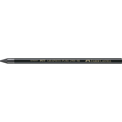 FABER-CASTELL Graphitstift PITT GRAPHITE PURE, Hrtegrad: 9B