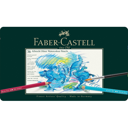 FABER-CASTELL Aquarellstifte ALBRECHT DRER, 36er Metalletui