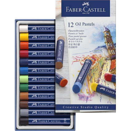 FABER-CASTELL lpastellkreiden STUDIO QUALITY, 12er Etui