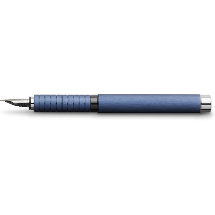 FABER-CASTELL Fllhalter Essentio Aluminium, blau, B