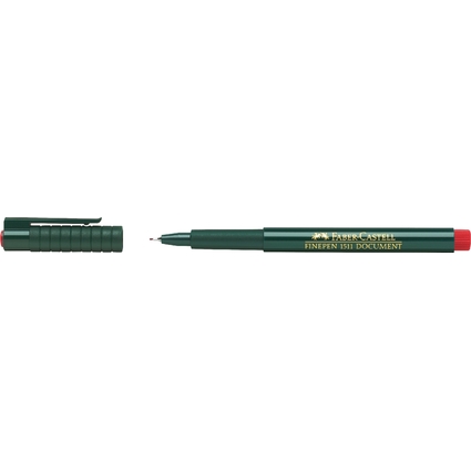 FABER-CASTELL Tintenfeinschreiber FINEPEN 1511, rot