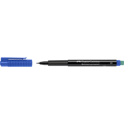 FABER-CASTELL Permanent-Marker MULTIMARK S, blau