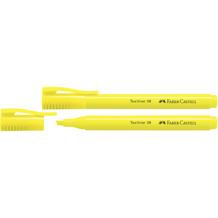 FABER-CASTELL Textmarker TEXTLINER 38, gelb