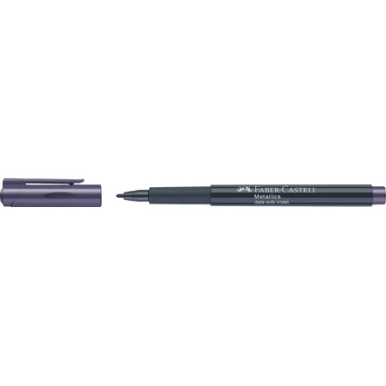 FABER-CASTELL Metallics Marker, violett