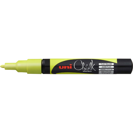 uni-ball Kreidemarker Chalk marker PWE3MS, neongelb