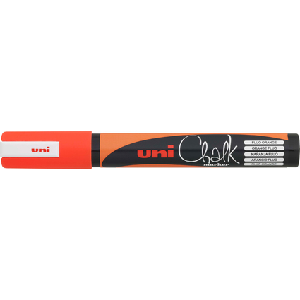 uni-ball Kreidemarker Chalk marker PWE5M, neon-orange