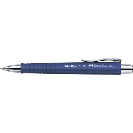 FABER-CASTELL Druckkugelschreiber POLY BALL, blau