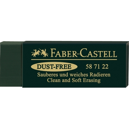 FABER-CASTELL Kunststoff-Radierer DUST-FREE, grn