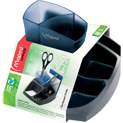 <small>Maped Utensilienständer Essentails Green schwarz/blau (575400)</small> <small>Maped Utensilienständer Essentails Green schwarz/blau (575400)</small>