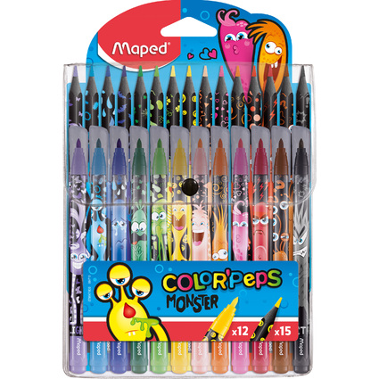 <small>Maped Zeichenset COLOR'PEPS MONSTER 24er Etui (984718)</small>