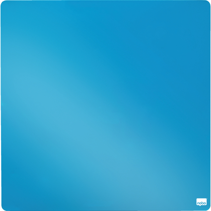 nobo Weiwandtafel, quadratisch, (B)360 x (H)360 mm, blau