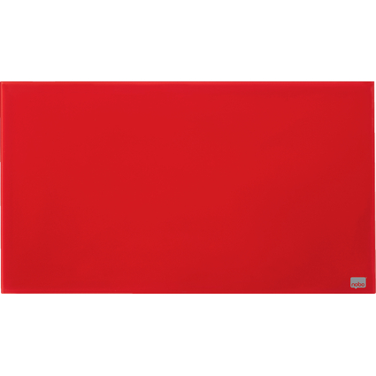 nobo Glas-Magnettafel Impression Pro Widescreen, 31", rot