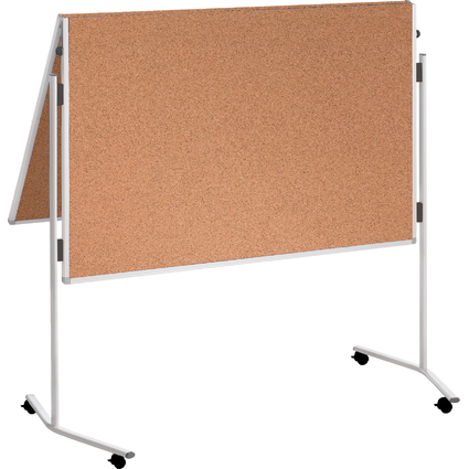 FRANKEN Moderationstafel ECO, 2x 750 x 1.200 mm, Kork braun