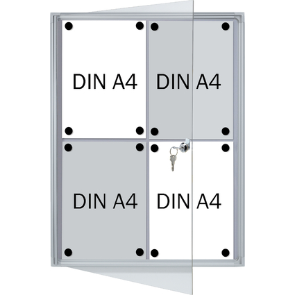 FRANKEN Schaukasten X-tra!Line, 4 x DIN A4, Innenbereich