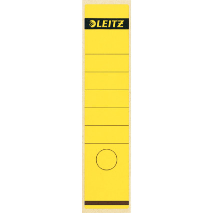 LEITZ Ordnerrcken-Etikett, 61 x 285 mm, lang, breit, gelb