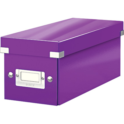LEITZ CD-Ablagebox Click & Store WOW, violett