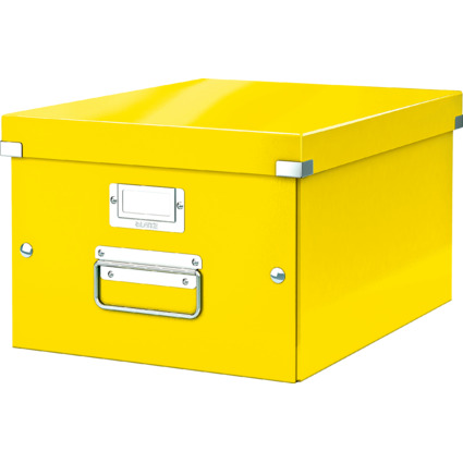 LEITZ Ablagebox Click & Store WOW, DIN A4, gelb