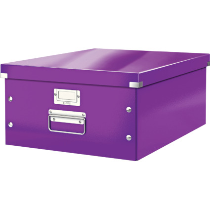 LEITZ Ablagebox Click & Store WOW, DIN A3, violett